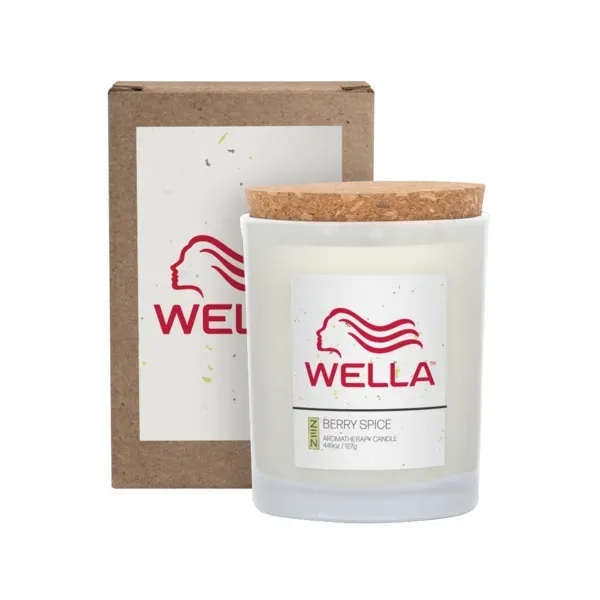 ZEN Niva Frosted Candle with Cork Lid - ZEN Niva Frosted Candle with Cork Lid - Image 4 of 4