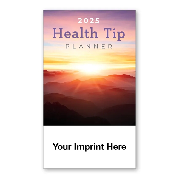 2025 Monthly Health Tip Pocket Planner Calendar - 2025 Monthly Health Tip Pocket Planner Calendar - Image 1 of 2