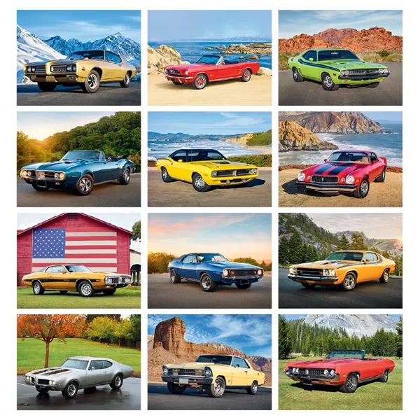 2025 Muscle Car Spiral Bound Calendar - 2025 Muscle Car Spiral Bound Calendar - Image 3 of 3