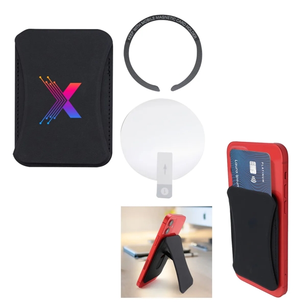 Magnetic Phone Wallet and Stand - Magnetic Phone Wallet and Stand - Image 1 of 2