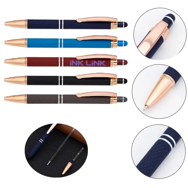 Rose Gold Classic Pen With Stylus - Rose Gold Classic Pen With Stylus - Image 0 of 4