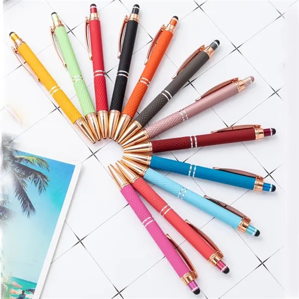 Rose Gold Classic Pen With Stylus - Rose Gold Classic Pen With Stylus - Image 1 of 4