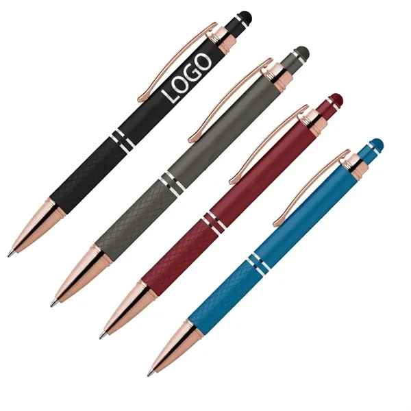 Rose Gold Classic Pen With Stylus - Rose Gold Classic Pen With Stylus - Image 3 of 4