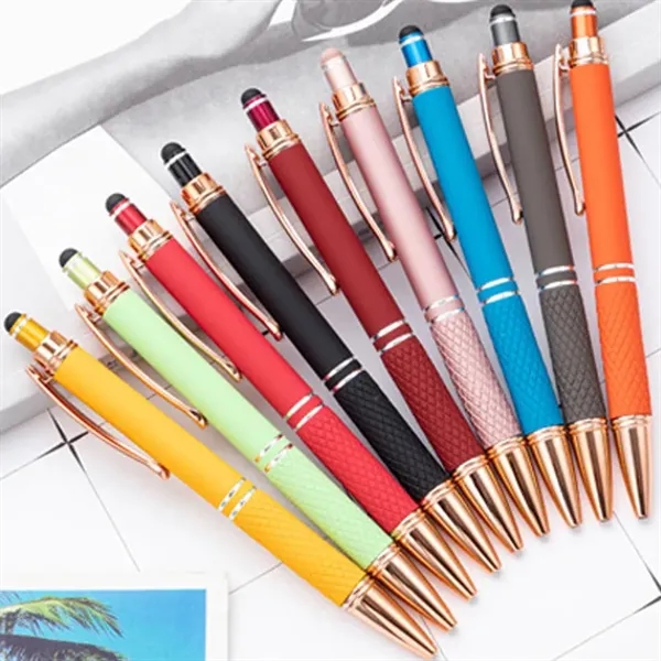 Rose Gold Classic Pen With Stylus - Rose Gold Classic Pen With Stylus - Image 4 of 4