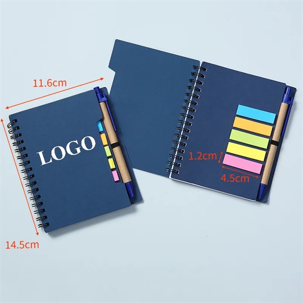 A6 Notebooks with Sticky Notes 4 3/4 x 5 3/4" - A6 Notebooks with Sticky Notes 4 3/4 x 5 3/4" - Image 0 of 0