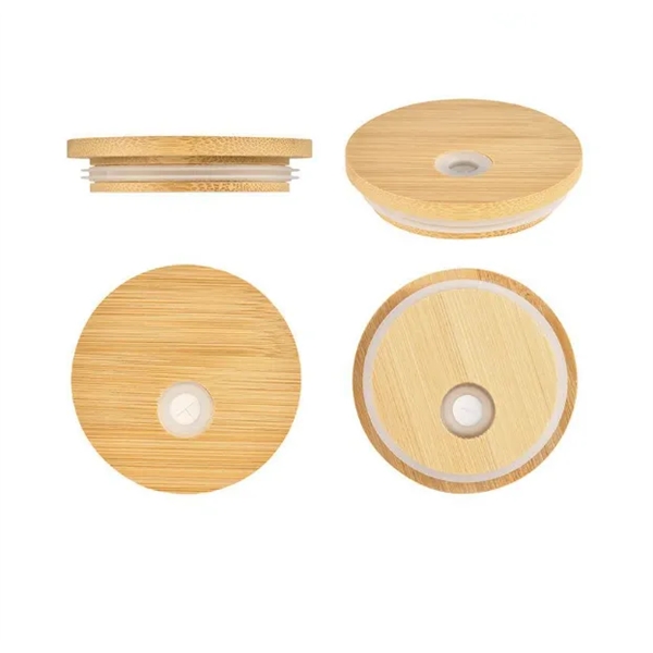 11oz Sustainable Glassware with Lid and Straws - 11oz Sustainable Glassware with Lid and Straws - Image 2 of 2