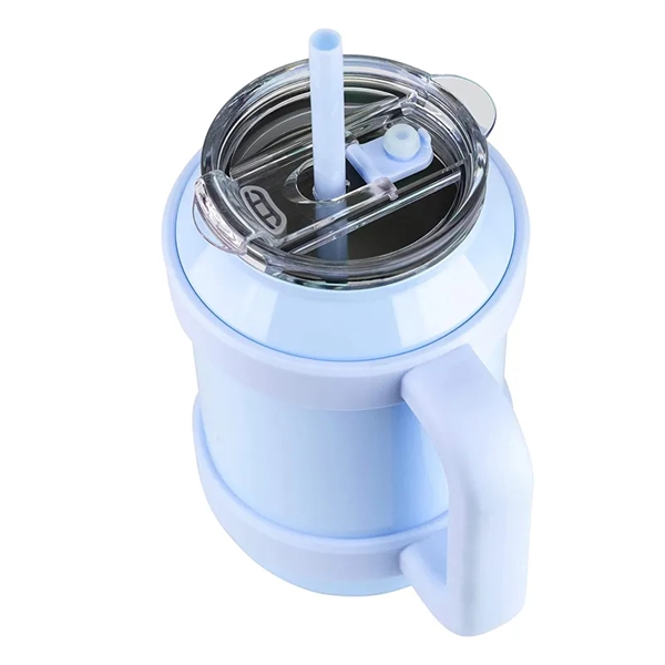 50 oz. Stainless Steel Mug Tumbler with Handle and Straw - 50 oz. Stainless Steel Mug Tumbler with Handle and Straw - Image 2 of 2