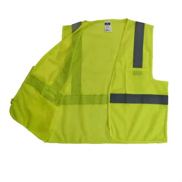 Radians Economy Type R Class 2 Mesh Safety Vest with Zipper - Radians Economy Type R Class 2 Mesh Safety Vest with Zipper - Image 2 of 4