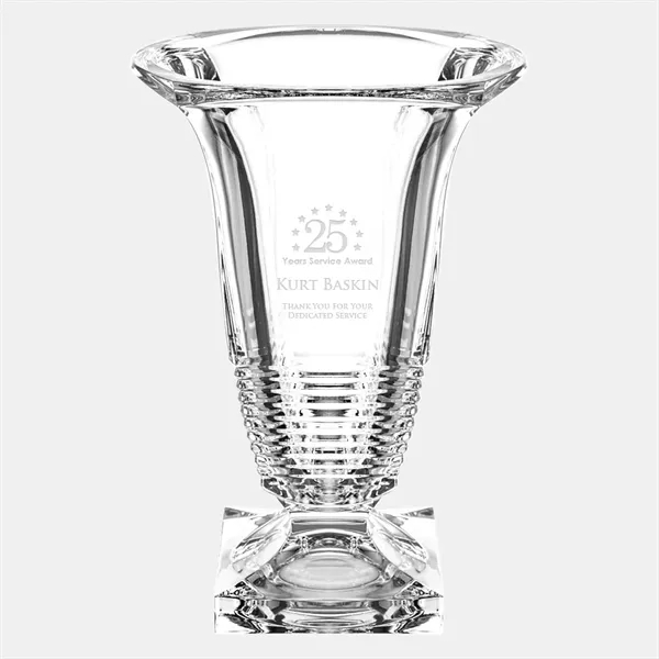Regal Cut Footed Vase