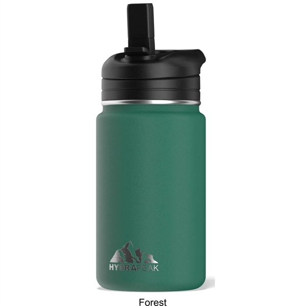 14oz Hydrapeak® Stainless Steel Insulated Straw Water Bottle - 14oz Hydrapeak® Stainless Steel Insulated Straw Water Bottle - Image 7 of 7