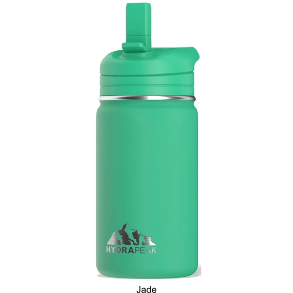 14oz Hydrapeak® Stainless Steel Insulated Straw Water Bottle - 14oz Hydrapeak® Stainless Steel Insulated Straw Water Bottle - Image 4 of 7