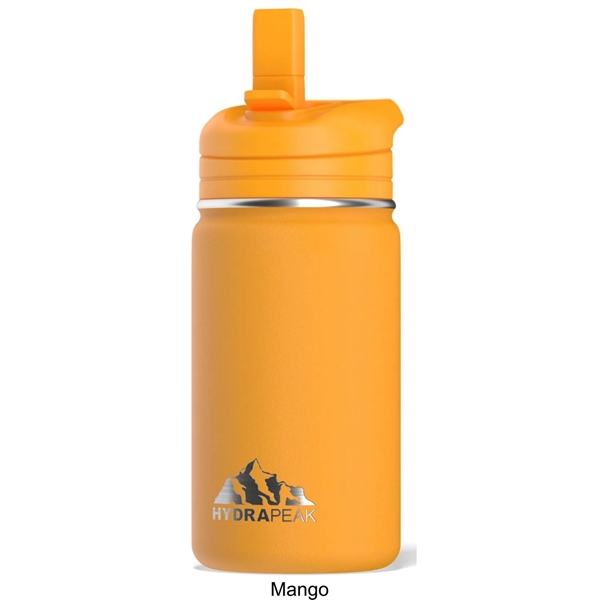 14oz Hydrapeak® Stainless Steel Insulated Straw Water Bottle - 14oz Hydrapeak® Stainless Steel Insulated Straw Water Bottle - Image 6 of 7