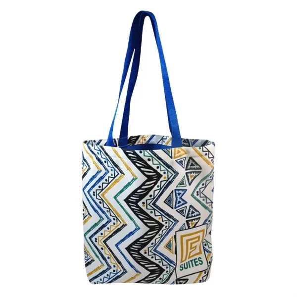 Colored Liner Medium Wide Bottom Gusset Tote - Colored Liner Medium Wide Bottom Gusset Tote - Image 1 of 2