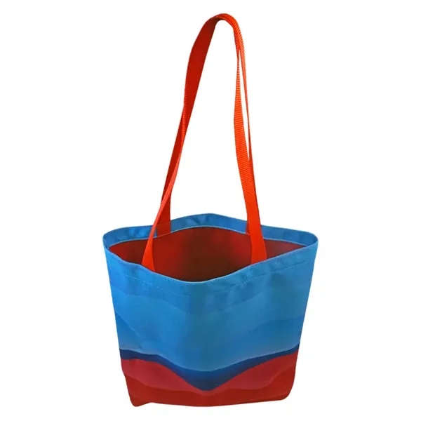 Colored Liner Medium Wide Bottom Gusset Tote - Colored Liner Medium Wide Bottom Gusset Tote - Image 2 of 2