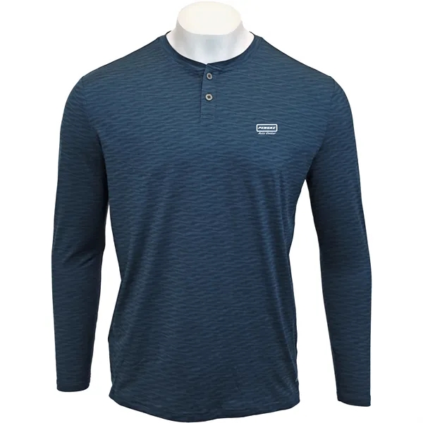 Anderson Ord Wave Long Sleeve Mens Henley - Anderson Ord Wave Long Sleeve Mens Henley - Image 2 of 2