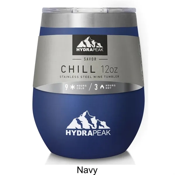 12oz Hydrapeak® Stainless Steel Insulated Stemless Tumbler - 12oz Hydrapeak® Stainless Steel Insulated Stemless Tumbler - Image 0 of 3