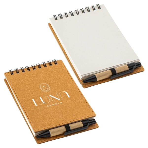 Flip Recycled Spiral Notebook with Pen - Flip Recycled Spiral Notebook with Pen - Image 0 of 0