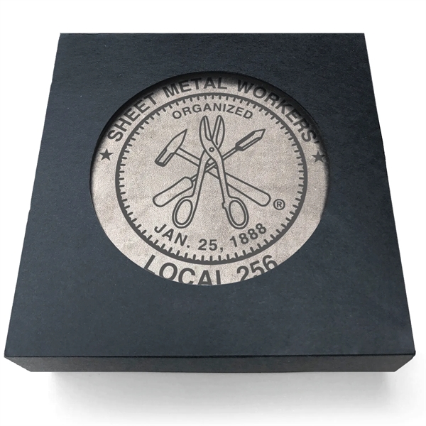 Absorbent Stone Coasters w/ Backgrounds - Set of 1 - Square