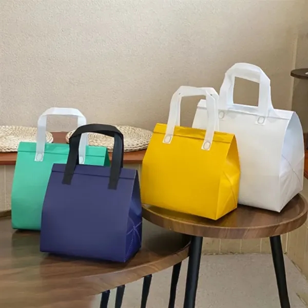 Reusable and Sustainable Thermal Food Delivery Tote Bag - Reusable and Sustainable Thermal Food Delivery Tote Bag - Image 8 of 9