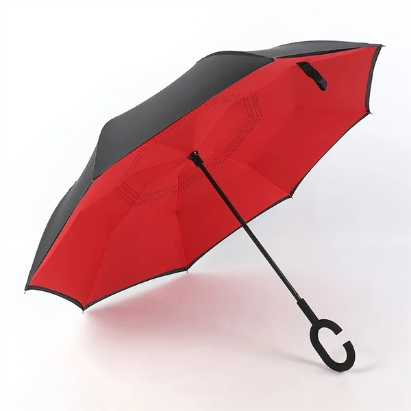 Inverted Closing Umbrella With C- Holder - Inverted Closing Umbrella With C- Holder - Image 1 of 4
