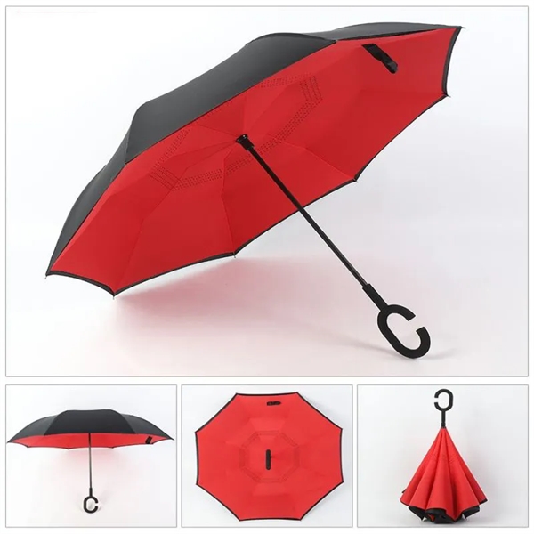 Inverted Closing Umbrella With C- Holder - Inverted Closing Umbrella With C- Holder - Image 3 of 4