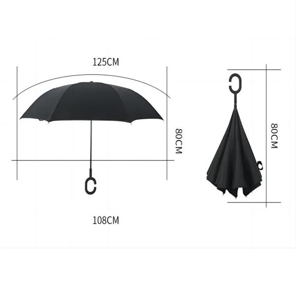 Inverted Closing Umbrella With C- Holder - Inverted Closing Umbrella With C- Holder - Image 4 of 4