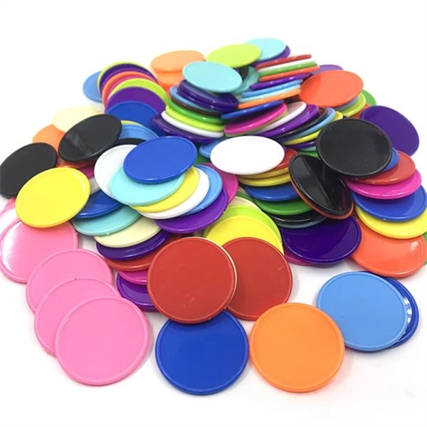 Full Color Round Plastic Token MOQ500pcs - Full Color Round Plastic Token MOQ500pcs - Image 1 of 4