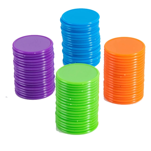 Full Color Round Plastic Token MOQ500pcs - Full Color Round Plastic Token MOQ500pcs - Image 4 of 4