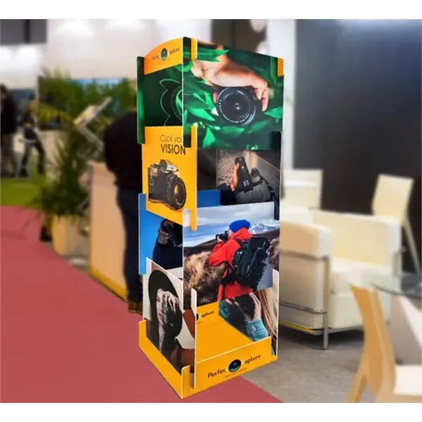 Display Tower with Custom Printed Interlocking Panels - Display Tower with Custom Printed Interlocking Panels - Image 0 of 3