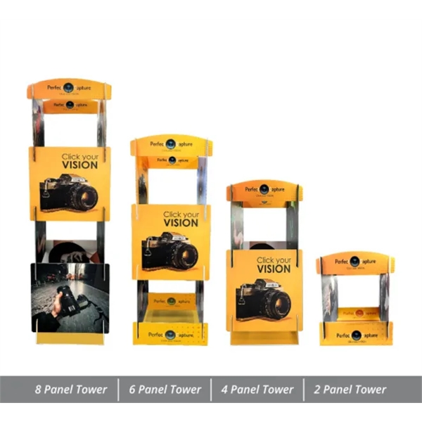 Display Tower with Custom Printed Interlocking Panels - Display Tower with Custom Printed Interlocking Panels - Image 1 of 3