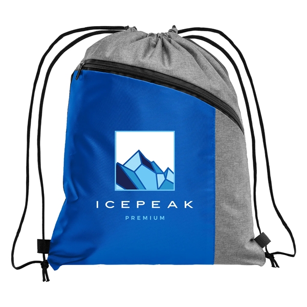 Geneva Drawstring Backpack - 210D Polyester - ColorJet - Geneva Drawstring Backpack - 210D Polyester - ColorJet - Image 2 of 6