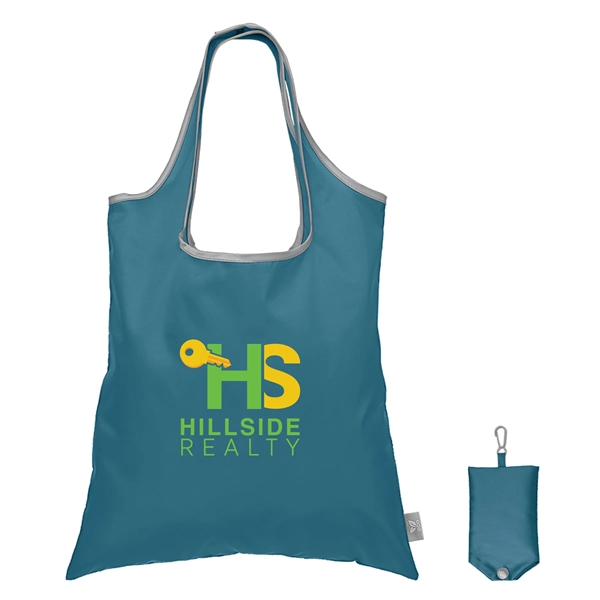 Santorini RPET - Recycled Foldaway Shopping Tote Bag - Santorini RPET - Recycled Foldaway Shopping Tote Bag - Image 1 of 6