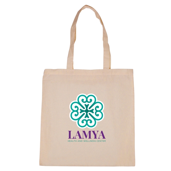 Quest - 4 oz. Cotton Tote Bag - Heat Transfer - Quest - 4 oz. Cotton Tote Bag - Heat Transfer - Image 1 of 10