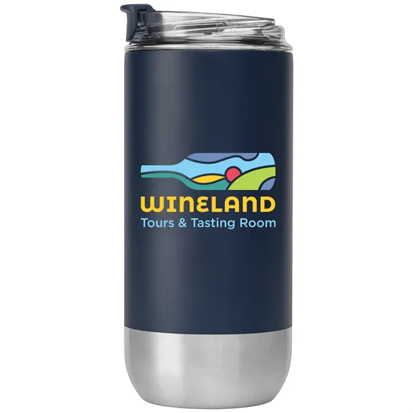 Glacier- 16 oz. Double Wall Steel Tumbler - ColorJet - Glacier- 16 oz. Double Wall Steel Tumbler - ColorJet - Image 1 of 8