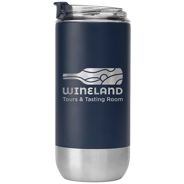 Glacier- 16 oz. Double Wall Stainless Steel Tumbler - Glacier- 16 oz. Double Wall Stainless Steel Tumbler - Image 7 of 8