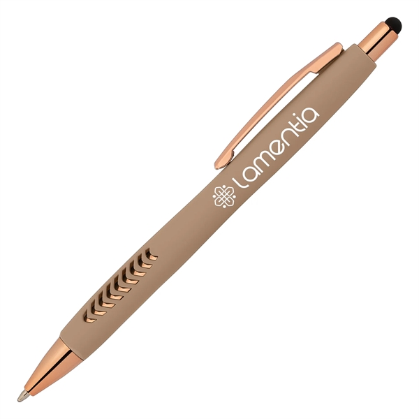 Avalon Softy Rose Gold Designer Pen With Stylus