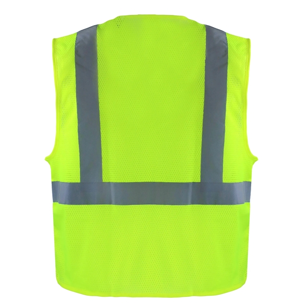 Safety Brite Hi Vis Mesh Vest - Safety Brite Hi Vis Mesh Vest - Image 2 of 8