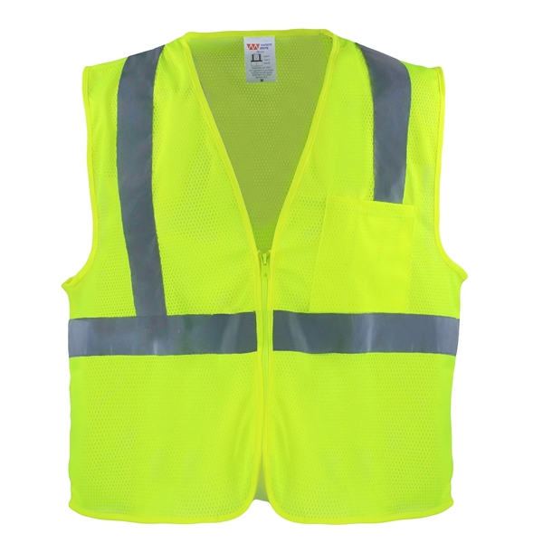 Safety Brite Hi Vis Mesh Vest - Safety Brite Hi Vis Mesh Vest - Image 1 of 8