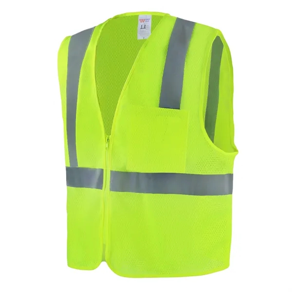 Safety Brite Hi Vis Mesh Vest - Safety Brite Hi Vis Mesh Vest - Image 3 of 8
