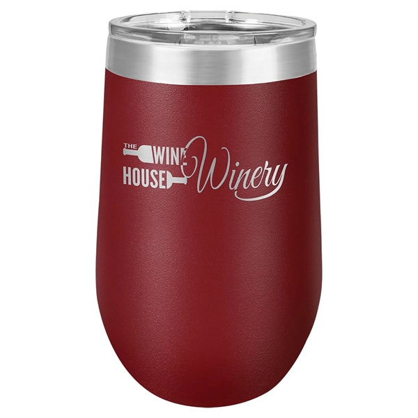 16oz Polar Camel® Stainless Steel Insulated Stemless Tumbler - 16oz Polar Camel® Stainless Steel Insulated Stemless Tumbler - Image 2 of 7