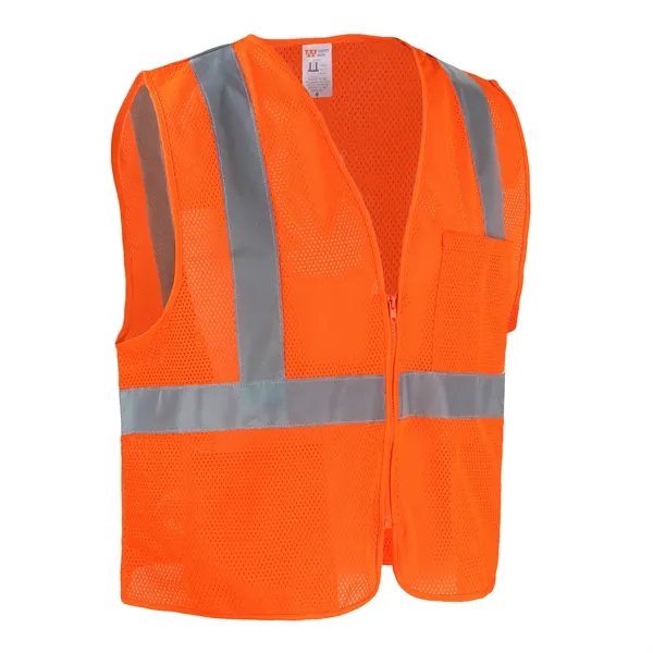 Safety Brite Hi Vis Mesh Vest - Safety Brite Hi Vis Mesh Vest - Image 8 of 8