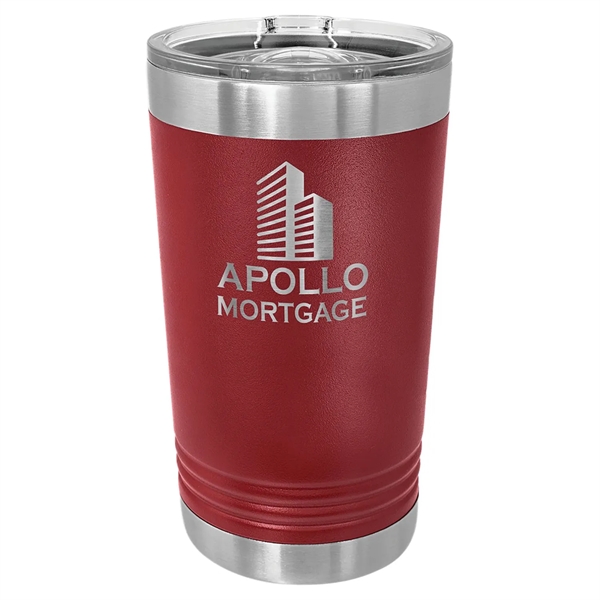 16 oz Polar Camel® Stainless Steel Insulated Pint Tumbler - 16 oz Polar Camel® Stainless Steel Insulated Pint Tumbler - Image 2 of 7