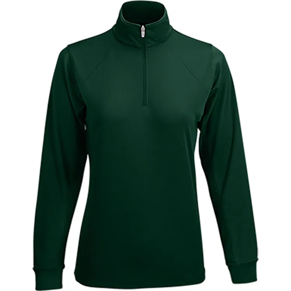 Vansport Ladies Mesh 1/4-Zip Tech Pullover - Vansport Ladies Mesh 1/4-Zip Tech Pullover - Image 3 of 10