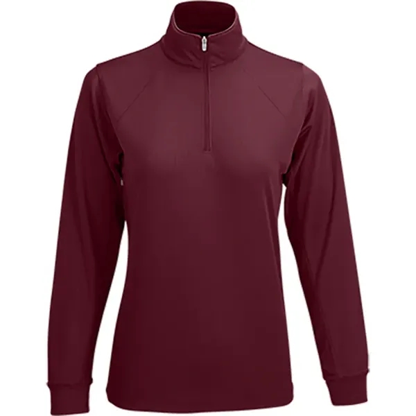 Vansport Ladies Mesh 1/4-Zip Tech Pullover - Vansport Ladies Mesh 1/4-Zip Tech Pullover - Image 4 of 10