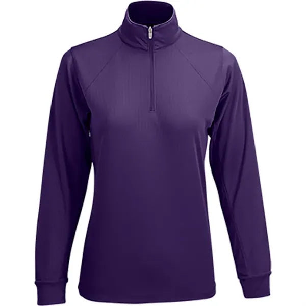 Vansport Ladies Mesh 1/4-Zip Tech Pullover - Vansport Ladies Mesh 1/4-Zip Tech Pullover - Image 7 of 10