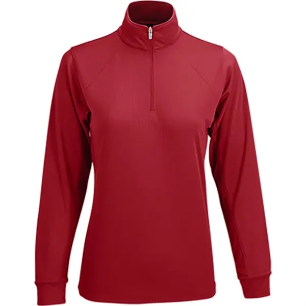 Vansport Ladies Mesh 1/4-Zip Tech Pullover - Vansport Ladies Mesh 1/4-Zip Tech Pullover - Image 9 of 10