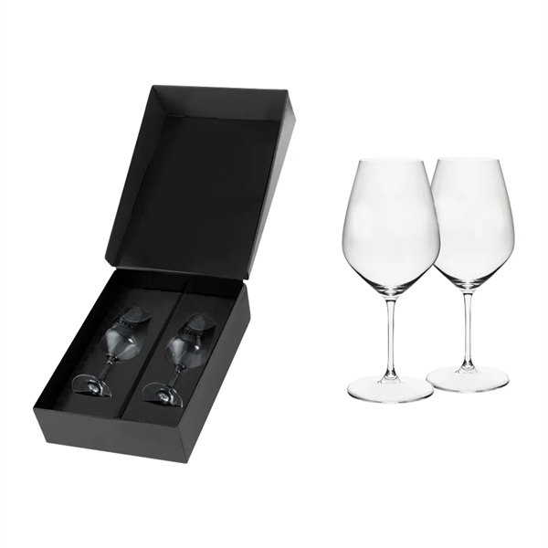 Twin Wine Glass Gift Set - Twin Wine Glass Gift Set - Image 1 of 1