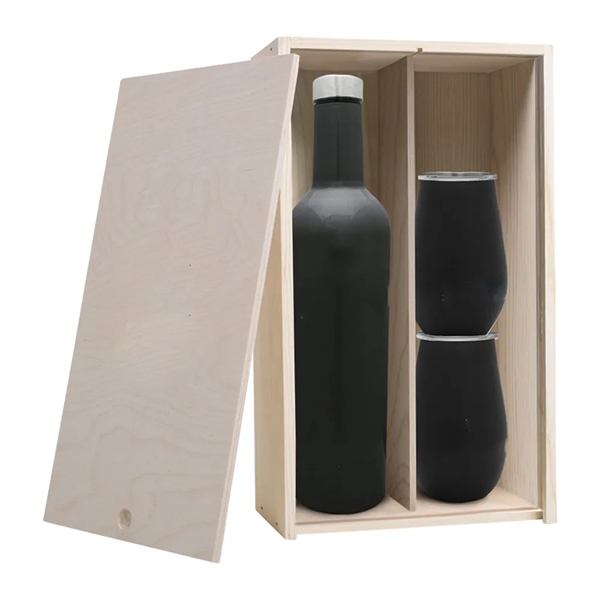 Wine Growler & Tumbler Set with Box - Wine Growler & Tumbler Set with Box - Image 2 of 2