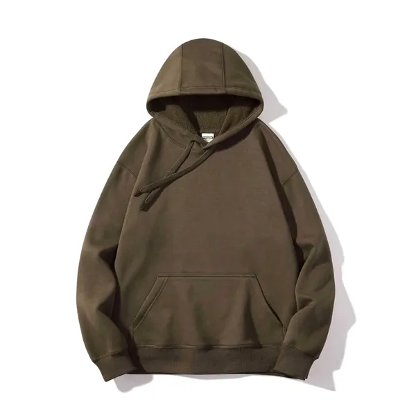 Cotton Hoodie Sweatshirt - Cotton Hoodie Sweatshirt - Image 3 of 6