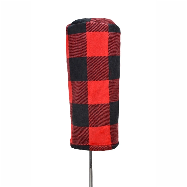 Clearance Patterned Buffalo Check Woolie Driver Cover - Clearance Patterned Buffalo Check Woolie Driver Cover - Image 0 of 1